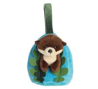 Aurora, 34241, Hideouts Otter 9In, Soft Toy, Brown & Blue