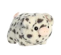 AURORA - 34364 - Spudsters Pierre Spotted Pig Soft Toy- 24cm - White - Fun Collectable Plush for Kids and Adult Collectors - Perfect for Birthdays, Gifts or Any occasion