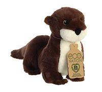 Aurora, 35016, Eco Nation River Otter, 13.5In, Recycled Soft Toy, Brown