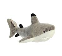 Aurora, 35017, Eco Nation Blacktip Shark, 15In, Soft Toy, White & Grey
