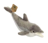 Aurora, 35020, Eco Nation Dolphin, 15In, Recycled Soft Toy, Grey & White