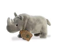 Aurora, 35023, Eco Nation Rhinoceros, 9.5In, Recycled Soft Toy, Grey