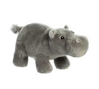 Aurora World Soft Toy Eco Nation Hippopotamus 35034 10.5 in Grey