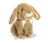 Aurora, 35042, Eco Nation Lop-Eared Rabbit Tan, 9In, Soft Toy, Brown
