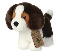 Aurora World Soft Toy Eco Nation Beagle 35047 8in Black & White