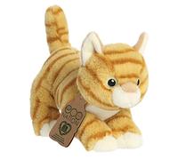 Aurora, 35048, Eco Nation Tabby Cat, 8.5In, Soft Toy, Orange