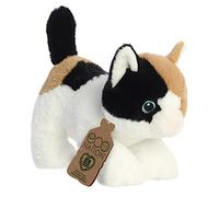 Aurora, 35049, Eco Nation Calico Cat, 8.5In, Recycled Soft Toy, Multi-Coloured