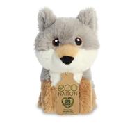 Aurora, 35077, Eco Nation Mini Wolf, 5In, Soft Toy, Multi-Coloured - Plush Soft Toy