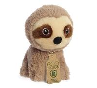 Aurora, 35081, Eco Nation Mini Sloth, 5In, Soft Toy, Brown