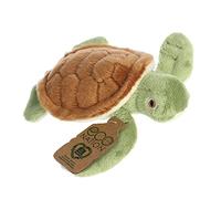 Aurora, 35089, Eco Nation Mini Turtle, 5In, Recycled Soft Toy, Brown & Green