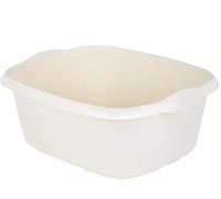 Aurora - 39cm High-Grade Rectangular Washing Up Bowl Basin With 12L Capacity (Soft Cream)
