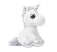 Aurora World 60835 Sparkle Tales Sparkle Unicorn Soft Toy, Silver, 7-inch - - sparkle tales unicorn silver 7 plush cuddy soft toy teddy aurora