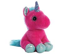 Aurora World 60861 Sparkle Tales Starlight Unicorn Soft Toy, Hot Pink, 7-inch - - sparkle tales starlight unicorn pink 7 plush cuddy soft toy teddy