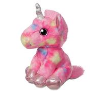 Aurora, 60866, Sparkle Tales, Rainbow Unicorn, 7In, Soft Toy, Pink, 18 cm