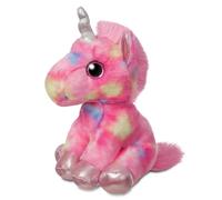 Aurora, 60866, Sparkle Tales, Rainbow Unicorn, 7In, Soft Toy, Pink