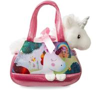 AURORA, 60961, Sparkle Tales, Melody Unicorn Fancy Pal, 8In, Pink and White, Multi-Colour