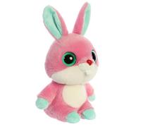 Aurora, 61142, YooHoo, Betty Rabbit, 8In, Soft Toy, Pink and Mint