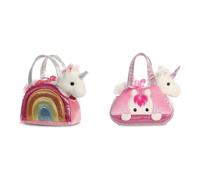 AURORA, 61171, Fancy Pal, Colourful Rainbow Unicorn, 8In, Soft Toy, Multi-Coloured