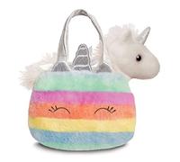 Aurora, 61363, Fancy Pal Rainbow Unicorn, Soft Toy, Rainbow, 20 cm x 20 cm x 7 cm