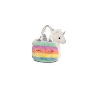 Aurora, 61363, Fancy Pal Rainbow Unicorn, Soft Toy, Rainbow, 20 cm x 20 cm x 7 cm