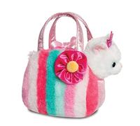 Aurora, 61433, Fancy Pal Princess Kitty with Multi-coloured Stripes, Soft Toy, M