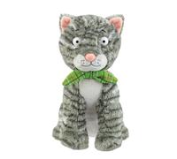 Aurora 61562, tabby McTat Cat 9in, Soft Toy, Grey and White
