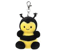 AURORA 61639, Palm Pals Queeny Bee Clip-On, 10cm, Soft Toy, Black & Yellow