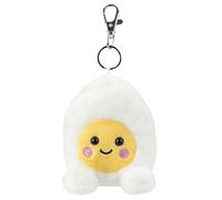 AURORA 61640, Palm Pals Bobby Egg Clip-On, 10cm, Soft Toy, White