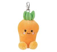 AURORA, 61652, Palm Pals Cheerful Carrot Clip-On, 10cm, Soft Toy, Orange