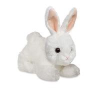 AURORA, 73901, Mini Flopsie Bunny, Soft Toy, White, 8" Mini, White