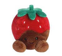 AURORA 77222, Palm Pals Valentino Chocolate Strawberry, 13cm, Soft Toy, Red & Brown