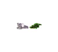 AURORA 8-inch Flopsie Elephant & 13274, Mini Flopsie Crocodile, 8In, Soft Toy, Green