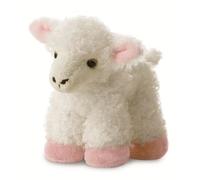 Aurora World 8-inch Flopsie Lamb Pink and White