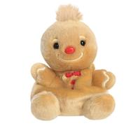 AURORA, 99408, Palm Pals Gino Gingerbread Man 5In, Soft Toy, Brown