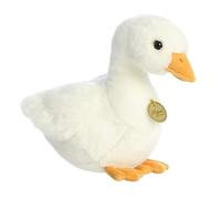 Aurora Adorable Miyoni American Pekin Duck Stuffed Animal - Lifelike Detail - Cherished Companionship - White 11 Inches