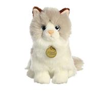 Aurora? Adorable Miyoni? Ragdoll Cat Stuffed Animal - Lifelike Detail - Cherished Companionship - White 9 Inches