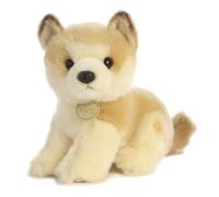 Aurora® Adorable Miyoni® Tots Akita Puppy Stuffed Animal - Lifelike Detail - Cherished Companionship - Brown 9 Inches