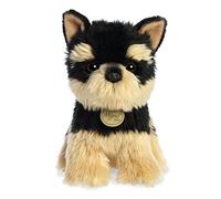 Aurora® Adorable Miyoni® Tots Yorkie Pup Stuffed Animal - Lifelike Detail - Cherished Companionship - Brown 9 Inches