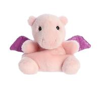 Aurora® Adorable Palm Pals™ Aria Pink Dragon™ Stuffed Animal - Pocket-Sized Play - Collectable Fun - Pink 5 Inches
