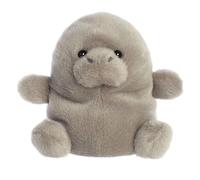 Aurora Adorable Palm Pals Blubs Manatee Stuffed Animal - Pocket-Sized Play - Collectable Fun - Gray 5 Inches