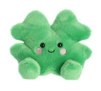 Aurora Adorable Palm Pals Chance Clover Stuffed Animal - Pocket-Sized Play - Collectable Fun - Green 5 Inches