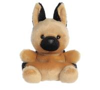Aurora Adorable Palm Pals Hans German Shepherd Stuffed Animal - Pocket-Sized Play - Collectable Fun - Brown 5 Inches