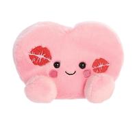 Aurora® Adorable Palm Pals™ Kinsley Kisses Heart™ Stuffed Animal - Pocket-Sized Play - Collectable Fun - Pink 5 Inches
