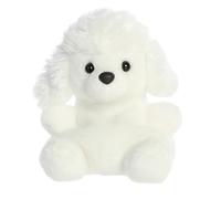 Aurora Adorable Palm Pals Lulu Poodle Stuffed Animal - Pocket-Sized Play - Collectable Fun - White 5 Inches