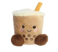 Aurora? Adorable Palm Pals? Milky Tea Boba? Stuffed Animal - Pocket-Sized Fun - On-The-Go Play - Brown 5 Inches