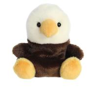 Aurora Adorable Palm Pals Murphy Bald Eagle Stuffed Animal - Pocket-Sized Play - Collectable Fun - Brown 5 Inches