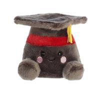 Aurora Adorable Palm Pals Scholarly Graduation Cap Soft Toy - Pocket Size Play - Collecting Fun - Black 5 Inches