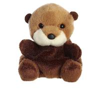 Aurora Adorable Palm Pals Selena Sea Otter Stuffed Animal - Pocket-Sized Fun - On-The-Go Play - Brown 5 Inches