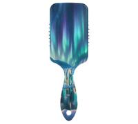 Aurora and Polar Bears Cushion Comb, Detangling Brush Comb, Anti Static Brush, Women Hair Massager