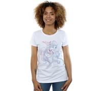 Aurora Animals Sketch Cotton T-Shirt Disney White XXL